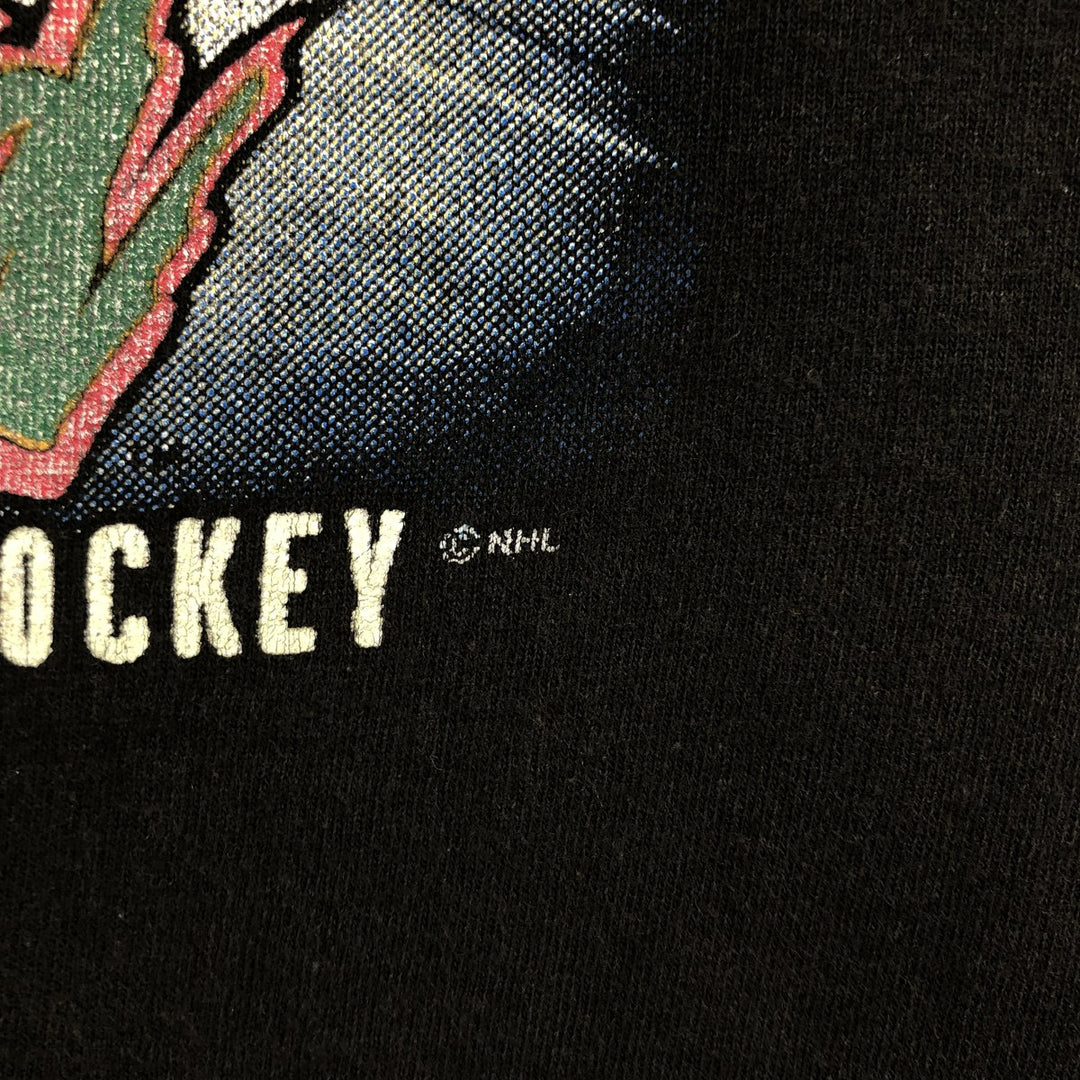 CSA NHL MINNESOTA WILD Sports T-Shirt, Made in USA, Men's Size M cotton black type Vintage Second Hand