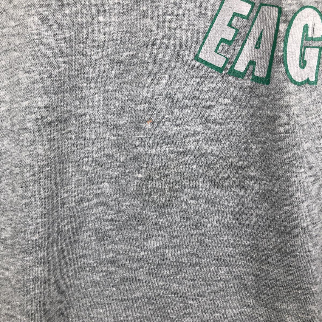 70s-80'S Hanes NFL Philadelphia Eagles Triangle Tag Logo Print T-Shirt, Made in USA, Men's Size M (approx.) cotton gray type Vintage Second Hand