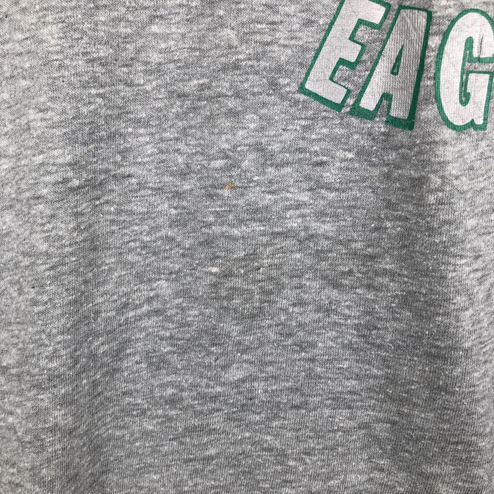 70s-80'S Hanes NFL Philadelphia Eagles Triangle Tag Logo Print T-Shirt, Made in USA, Men's Size M (approx.) cotton gray type Vintage Second Hand