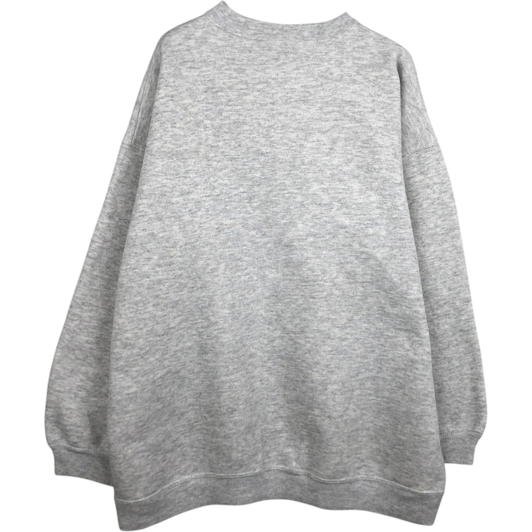 90'S Hanes Heavyweight Minnie Mouse Character Sweatshirt, Made in USA, Men's Size L (approx.), Vintage cotton gray type Vintage Second Hand