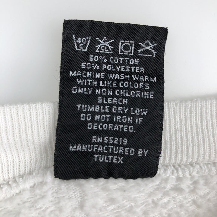 MICKEY UNLIMITED MICKEY MOUSE Mickey Mouse Character Sweatshirt, Made in USA, Men's Size L (approx.) cotton white type Vintage Second Hand