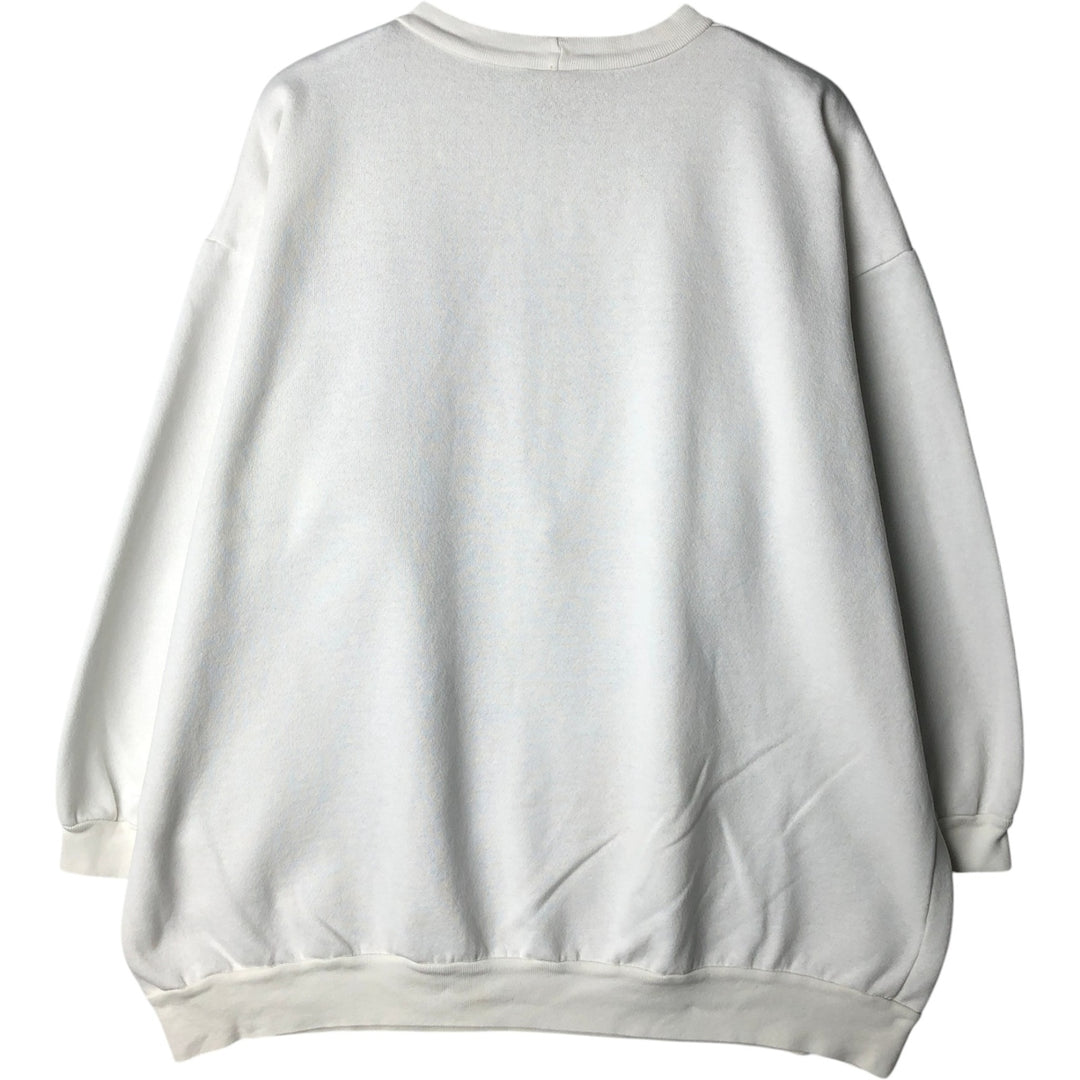90'S MICKEY UNLIMITED Mickey Mouse Character Sweatshirt, Men's XXL equivalent, Vintage unclear white type Vintage Second Hand