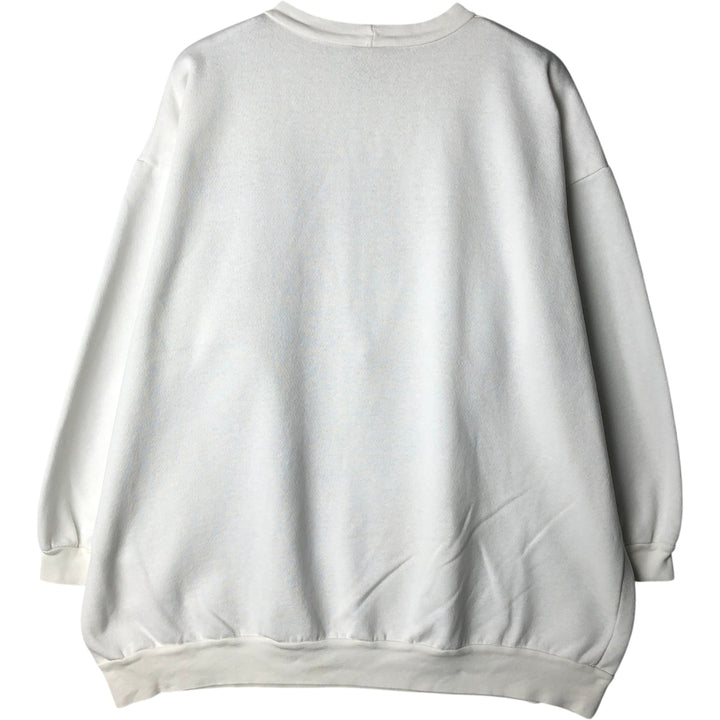 90'S MICKEY UNLIMITED Mickey Mouse Character Sweatshirt, Men's XXL equivalent, Vintage unclear white type Vintage Second Hand
