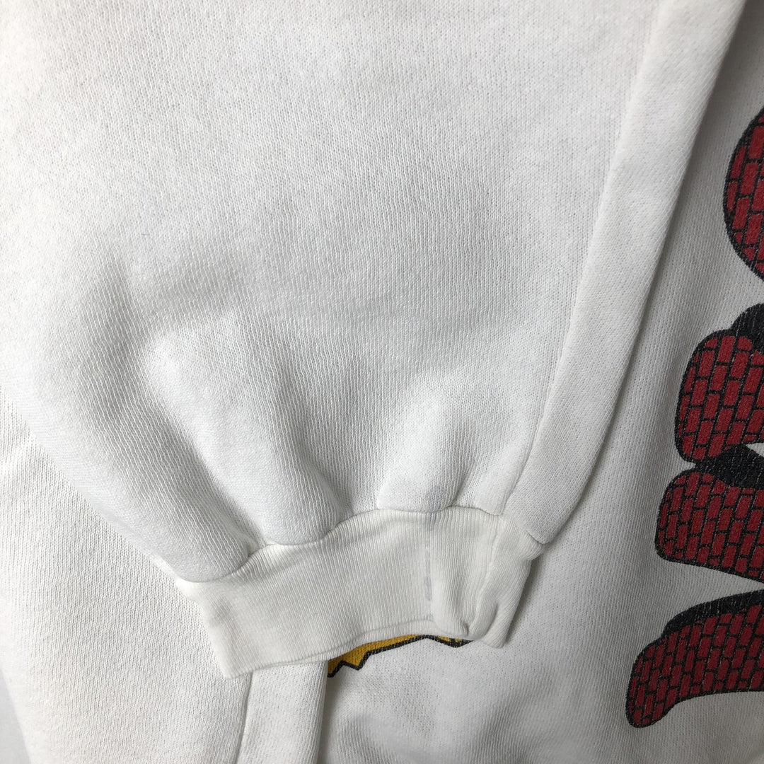 90'S MICKEY UNLIMITED Mickey Mouse Character Sweatshirt, Men's XXL equivalent, Vintage unclear white type Vintage Second Hand