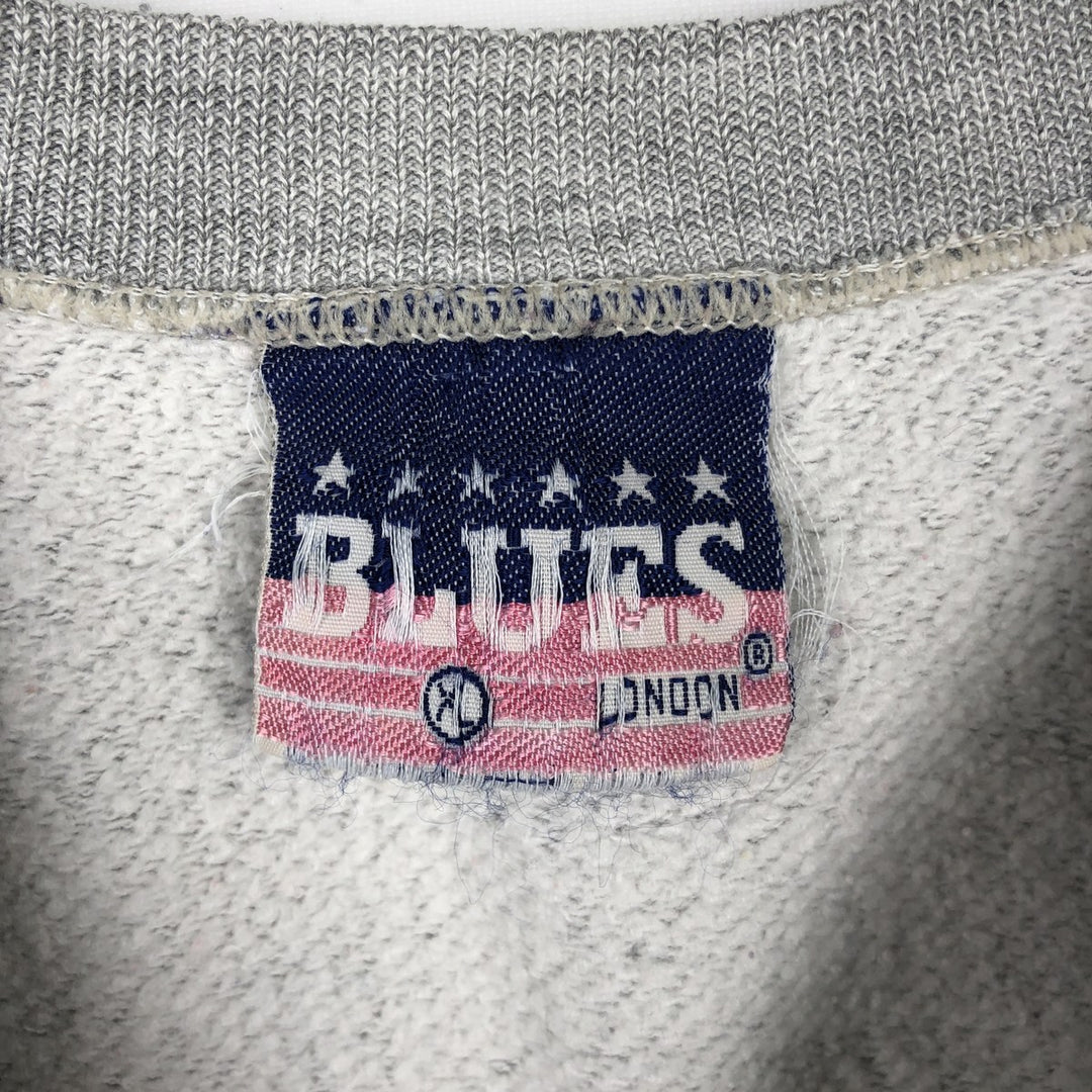 90'S Blues Snoopy Woodstock Character Sweatshirt, Men's Size XL (Equivalent), Vintage acrylic gray type Vintage Second Hand