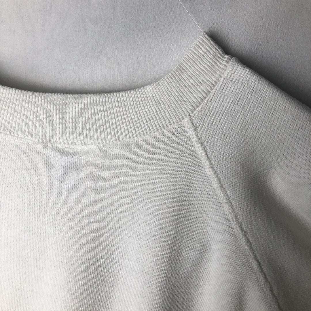 90'S ULTRA SWEATS Mickey Mouse character sweatshirt, Made in USA, Men's size L, Vintage polyester white type Vintage Second Hand