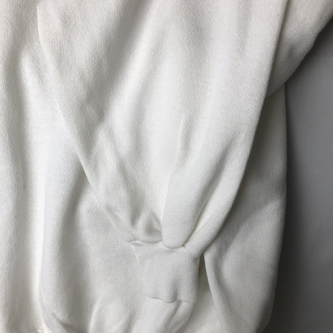 90'S ULTRA SWEATS Mickey Mouse character sweatshirt, Made in USA, Men's size L, Vintage polyester white type Vintage Second Hand
