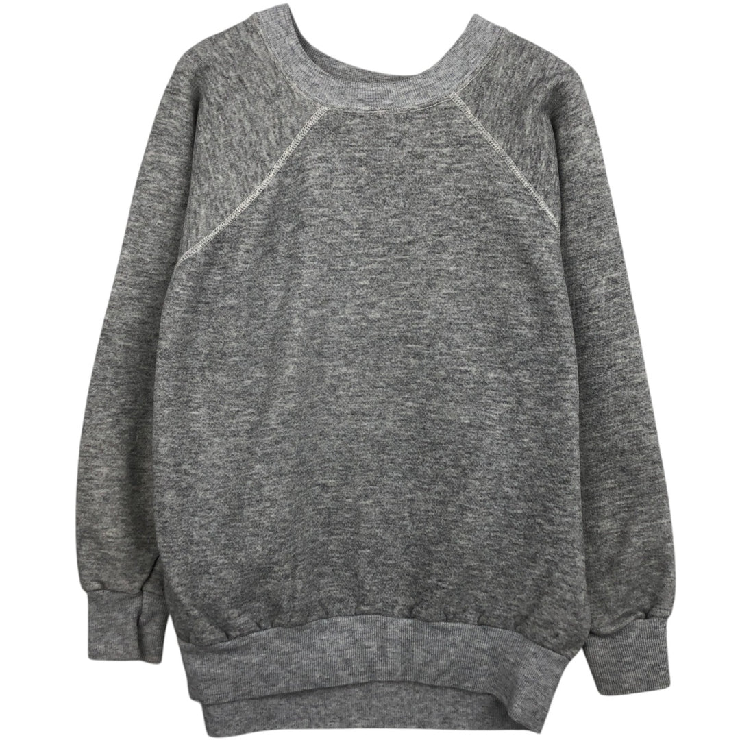 Velva Sheen Mickey Mouse Character Sweatshirt, Made in USA, Men's Size L (Equivalent), Vintage acrylic gray type Vintage Second Hand