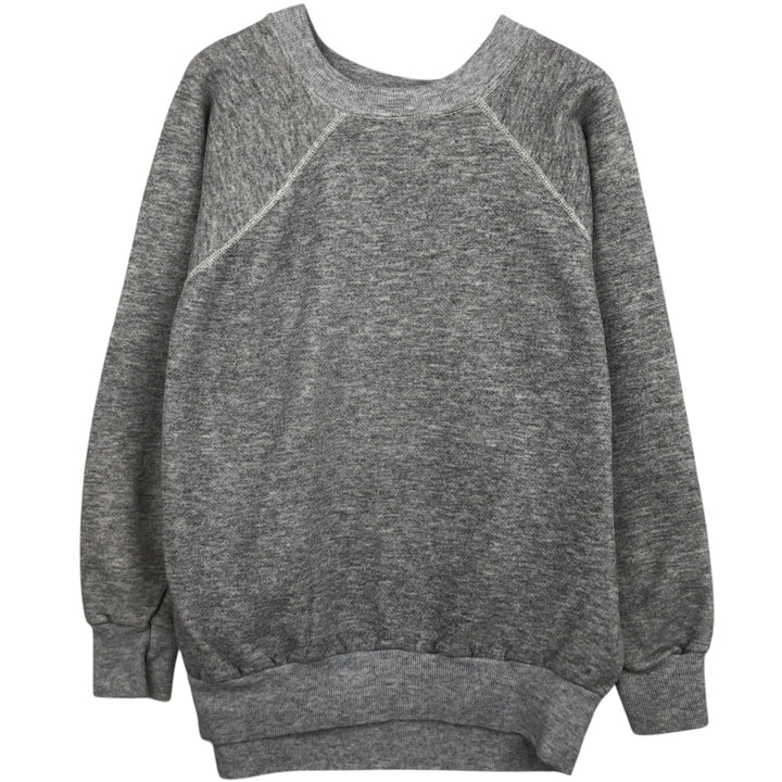 Velva Sheen Mickey Mouse Character Sweatshirt, Made in USA, Men's Size L (Equivalent), Vintage acrylic gray type Vintage Second Hand
