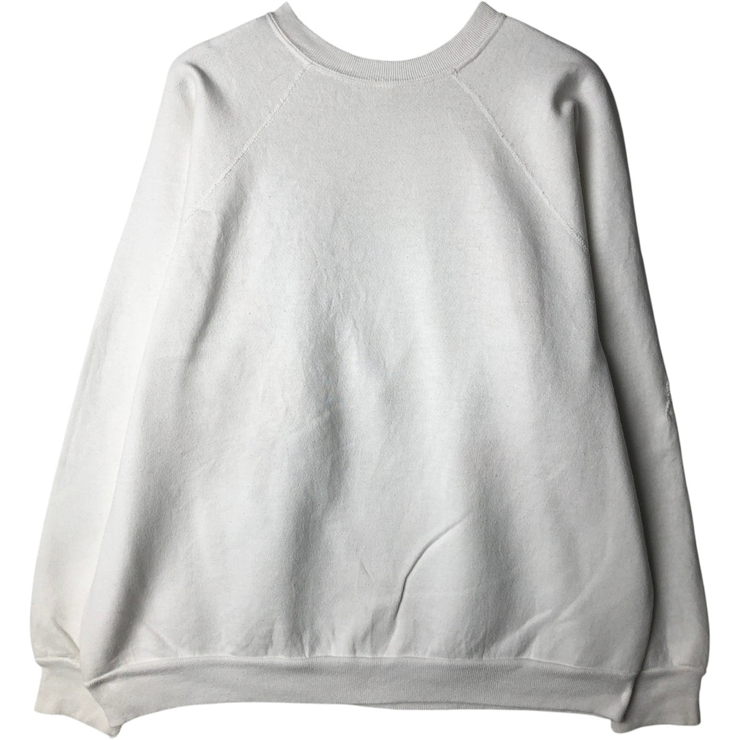 BETTY BOOP character sweatshirt, men's size L (approx.) polyester white type Vintage Second Hand
