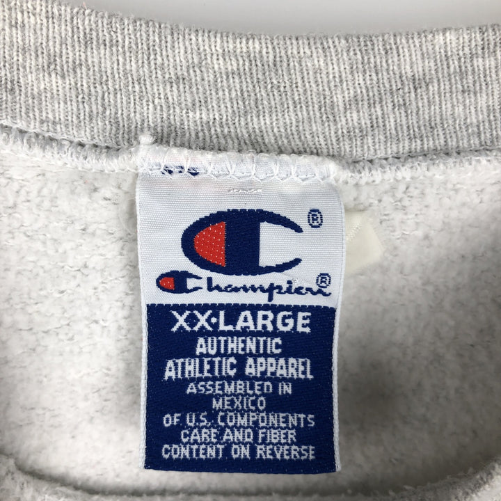 90'S Champion Harvard College Sweatshirt, Men's XXL equivalent, Vintage cotton gray type Vintage Second Hand