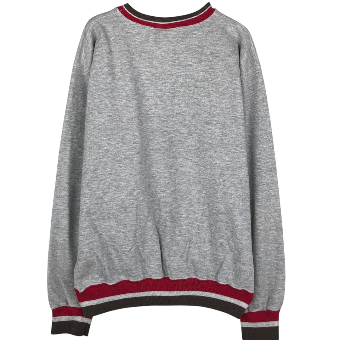 90'S Champion logo sweatshirt, men's size XL, vintage cotton gray type Vintage Second Hand