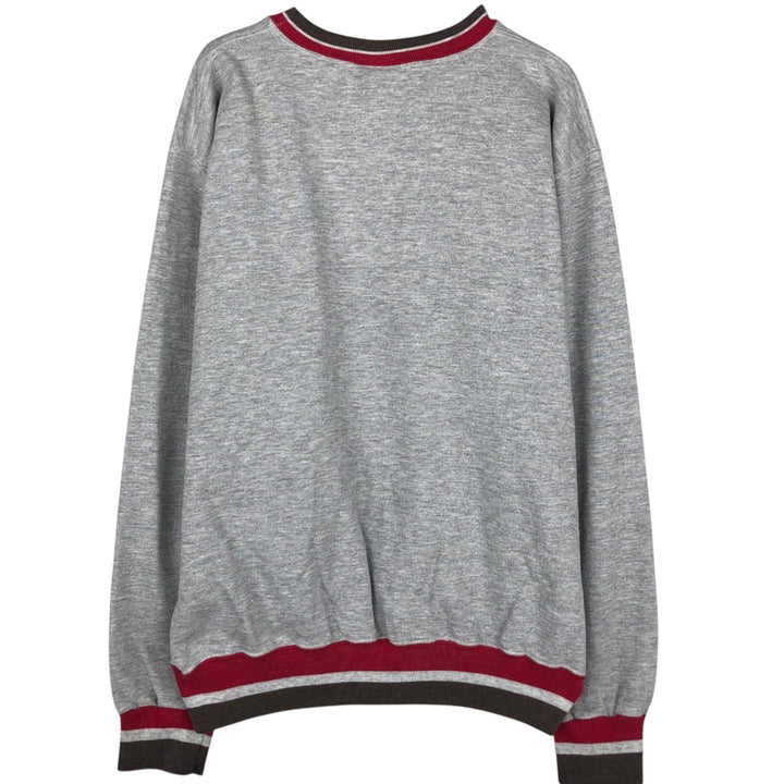 90'S Champion logo sweatshirt, men's size XL, vintage cotton gray type Vintage Second Hand