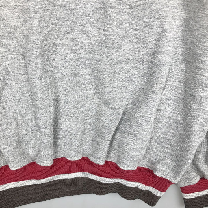 90'S Champion logo sweatshirt, men's size XL, vintage cotton gray type Vintage Second Hand