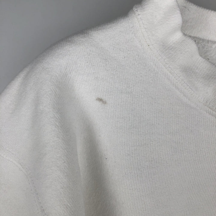 80'S Champion Tricot Tag Advertising Sweatshirt, Made in USA, Men's Size L (approx.), Vintage cotton white type Vintage Second Hand