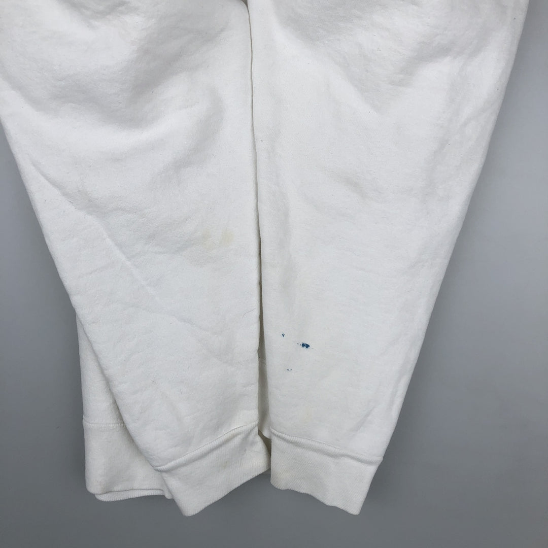 80'S Champion Tricot Tag Advertising Sweatshirt, Made in USA, Men's Size L (approx.), Vintage cotton white type Vintage Second Hand