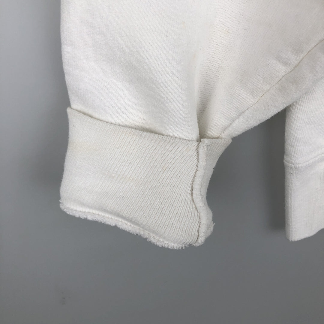 80'S Champion Tricot Tag Advertising Sweatshirt, Made in USA, Men's Size L (approx.), Vintage cotton white type Vintage Second Hand