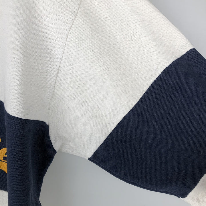 Vintage 1980'S Champion Trico Tag College Sweatshirt, Made in USA, Men's Size L cotton white type Vintage Second Hand