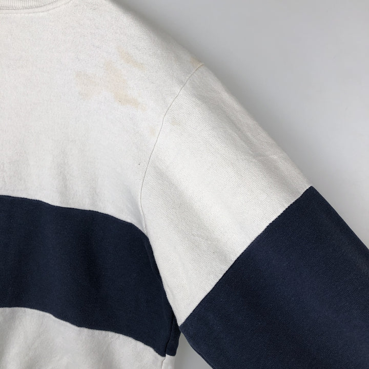 Vintage 1980'S Champion Trico Tag College Sweatshirt, Made in USA, Men's Size L cotton white type Vintage Second Hand
