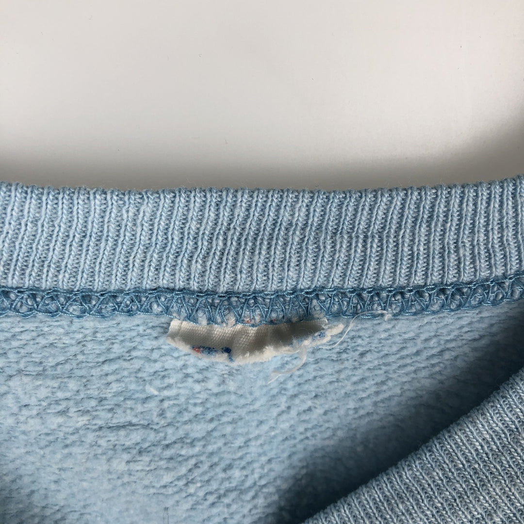 Champion 3-Print College Sweatshirt (Men's Size M) unclear Blue type light blue Vintage Second Hand