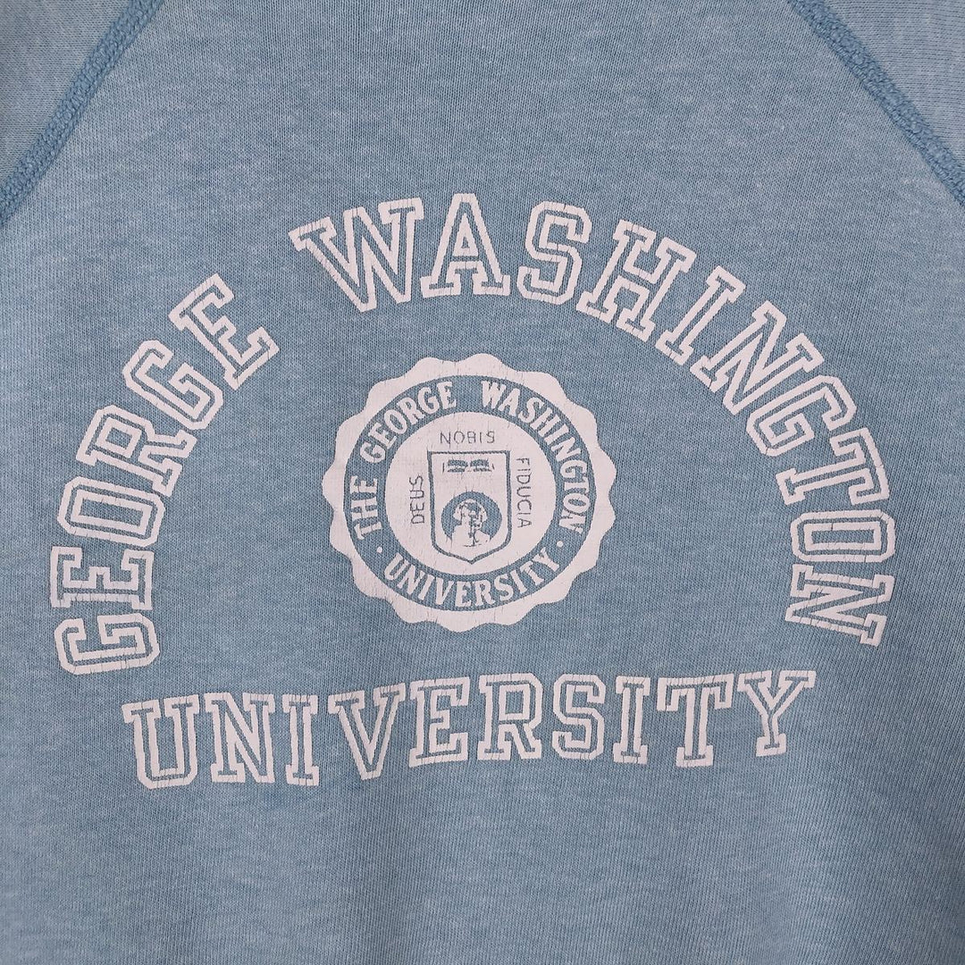 Champion 3-Print College Sweatshirt (Men's Size M) unclear Blue type light blue Vintage Second Hand