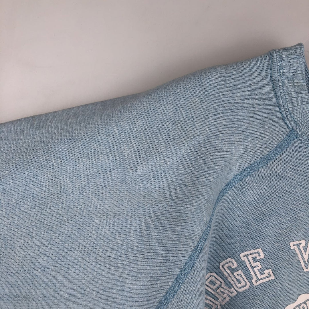 Champion 3-Print College Sweatshirt (Men's Size M) unclear Blue type light blue Vintage Second Hand