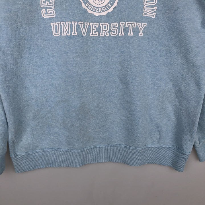 Champion 3-Print College Sweatshirt (Men's Size M) unclear Blue type light blue Vintage Second Hand