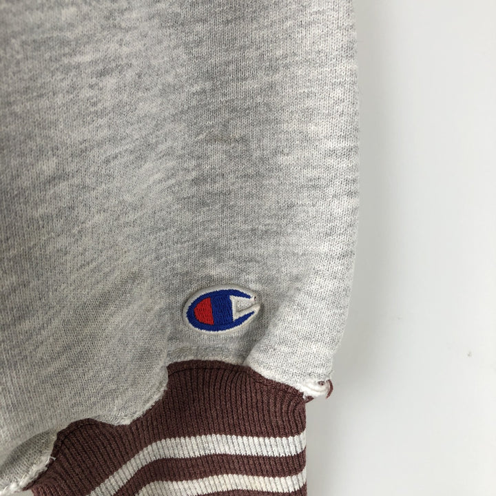 90'S Champion Reverse Weave Embroidered Tag Logo Sweatshirt Trainer Made in USA Men's XL Vintage cotton gray type Vintage Second Hand