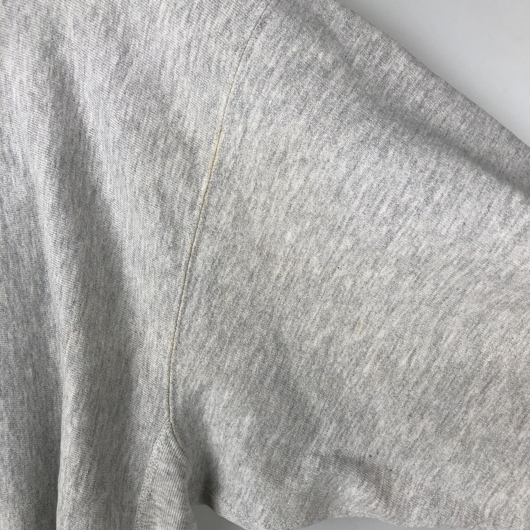 90'S Champion Reverse Weave Embroidered Tag Logo Sweatshirt Trainer Made in USA Men's XL Vintage cotton gray type Vintage Second Hand