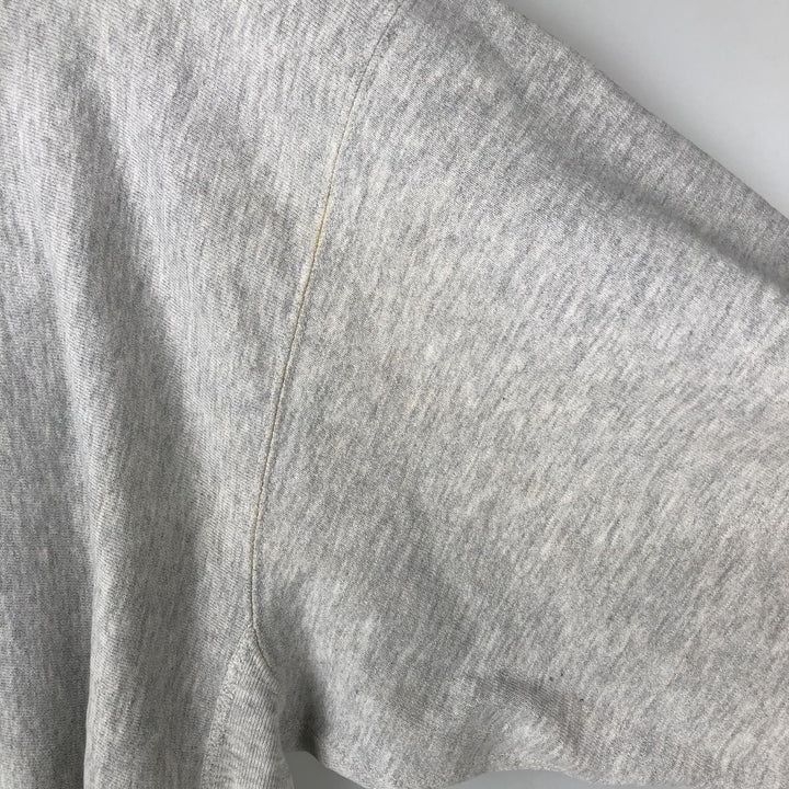 90'S Champion Reverse Weave Embroidered Tag Logo Sweatshirt Trainer Made in USA Men's XL Vintage cotton gray type Vintage Second Hand