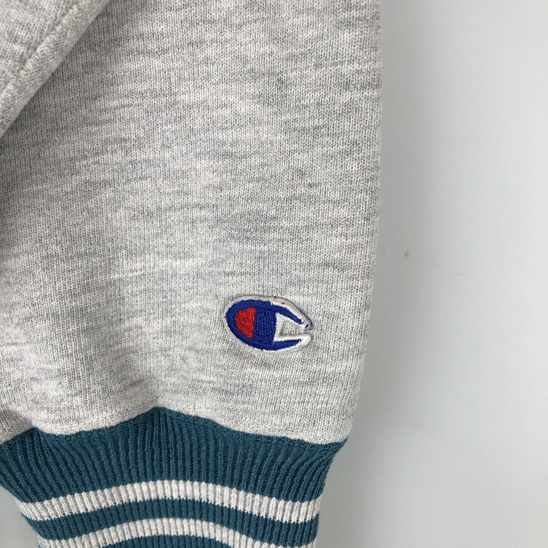 90'S Champion Reverse Weave Embroidered Tag Logo Sweatshirt Trainer Made in USA Men's XL Vintage cotton gray type Vintage Second Hand