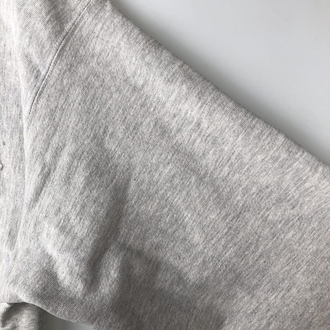 90'S Champion Reverse Weave Embroidered Tag Logo Sweatshirt Trainer Made in USA Men's XL Vintage cotton gray type Vintage Second Hand
