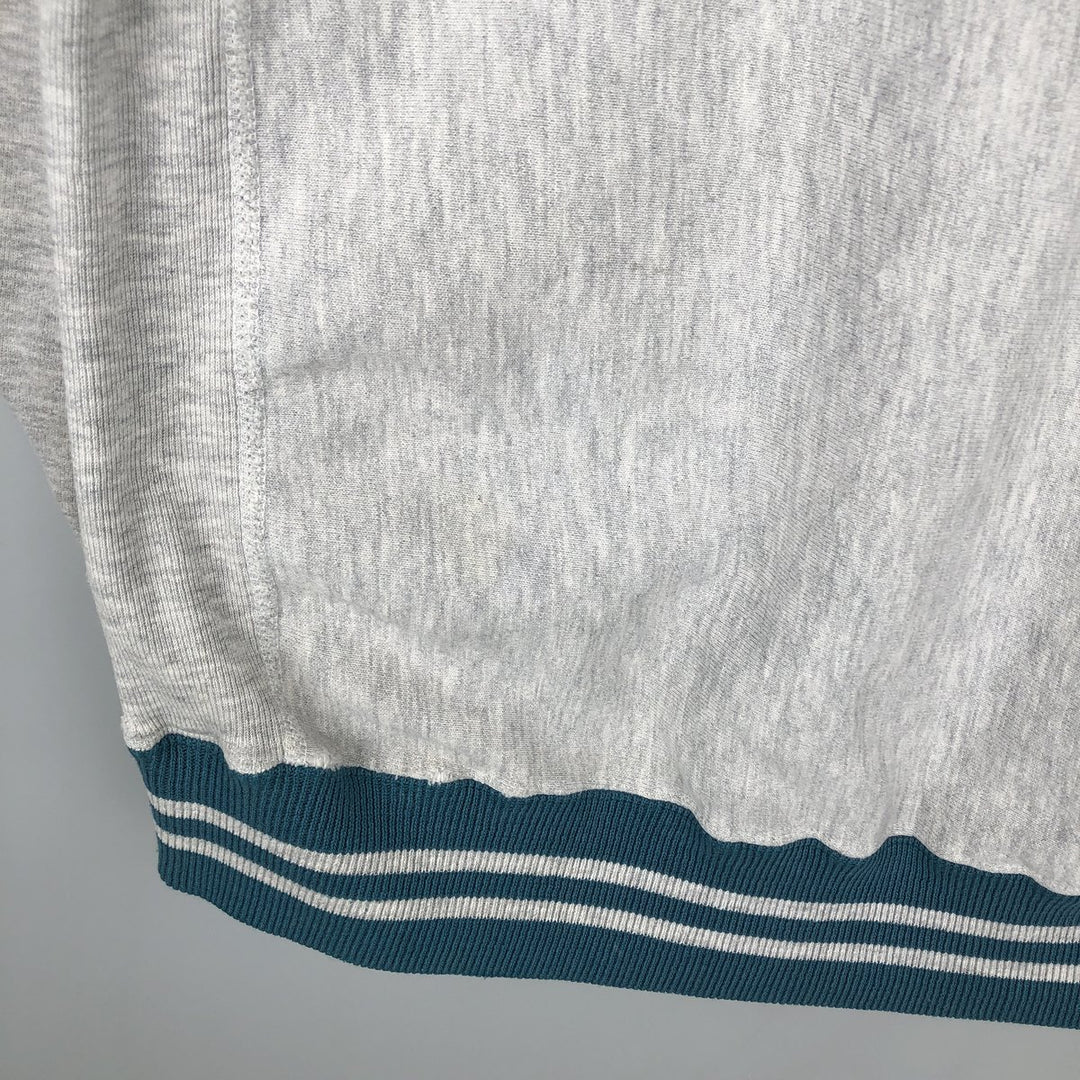90'S Champion Reverse Weave Embroidered Tag Logo Sweatshirt Trainer Made in USA Men's XL Vintage cotton gray type Vintage Second Hand