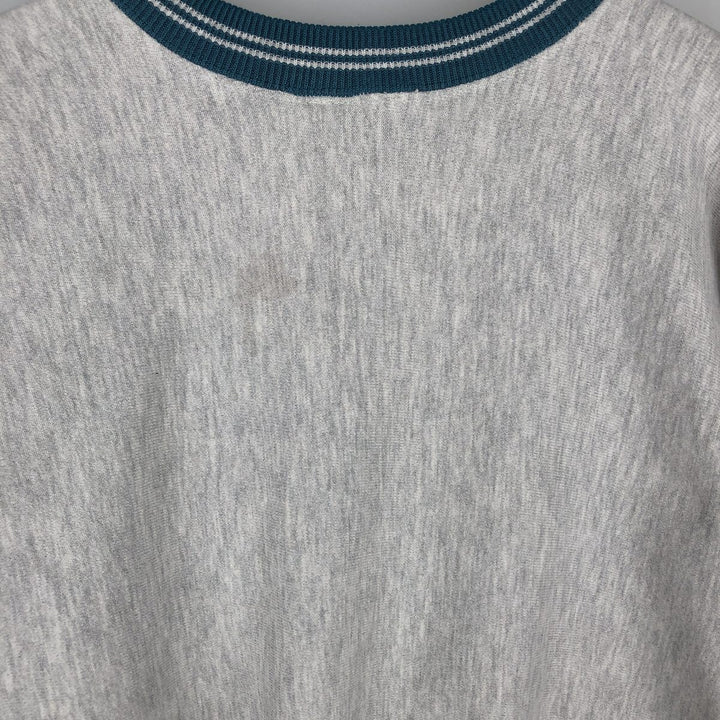90'S Champion Reverse Weave Embroidered Tag Logo Sweatshirt Trainer Made in USA Men's XL Vintage cotton gray type Vintage Second Hand