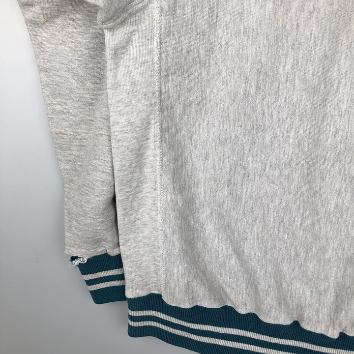 90'S Champion Reverse Weave Embroidered Tag Logo Sweatshirt Trainer Made in USA Men's XL Vintage cotton gray type Vintage Second Hand