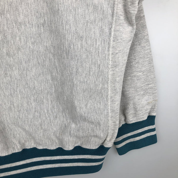 90'S Champion Reverse Weave Embroidered Tag Logo Sweatshirt Trainer Made in USA Men's XL Vintage cotton gray type Vintage Second Hand
