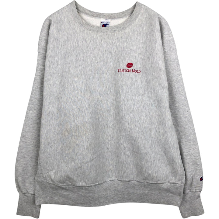 90'S Champion Reverse Weave Sweatshirt, Men's XL, Vintage unclear gray type Vintage Second Hand