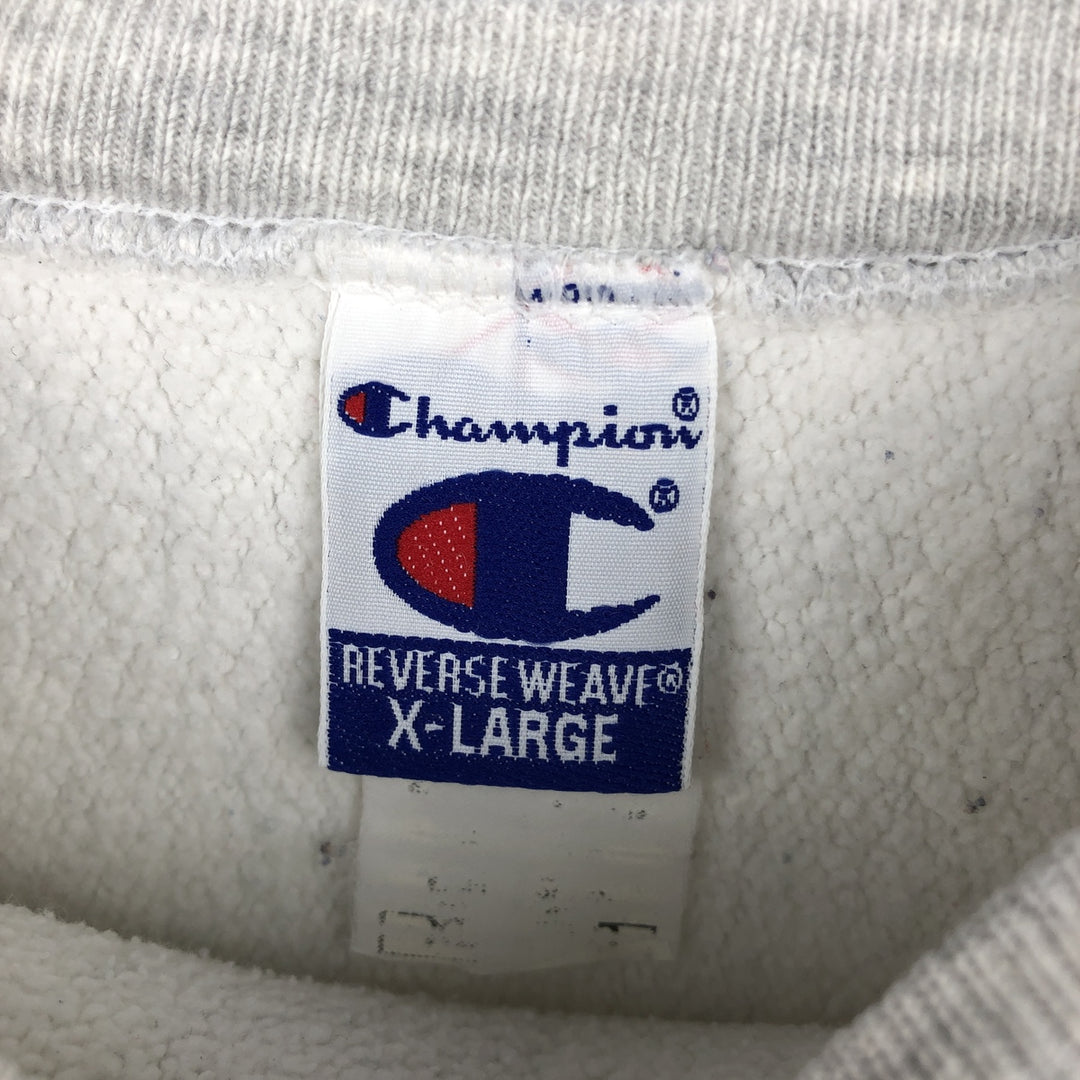 90'S Champion Reverse Weave Sweatshirt, Men's XL, Vintage unclear gray type Vintage Second Hand