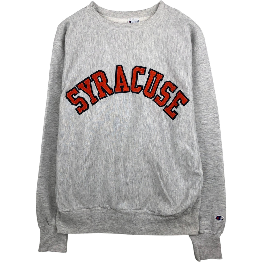 90'S Champion Reverse Weave Sweatshirt, Men's XL, Vintage cotton gray type Vintage Second Hand