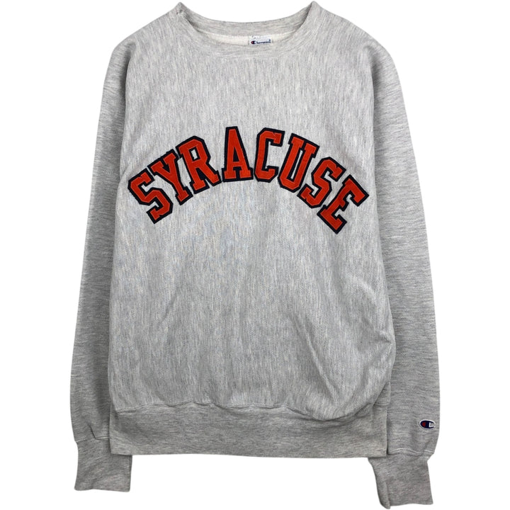 90'S Champion Reverse Weave Sweatshirt, Men's XL, Vintage cotton gray type Vintage Second Hand
