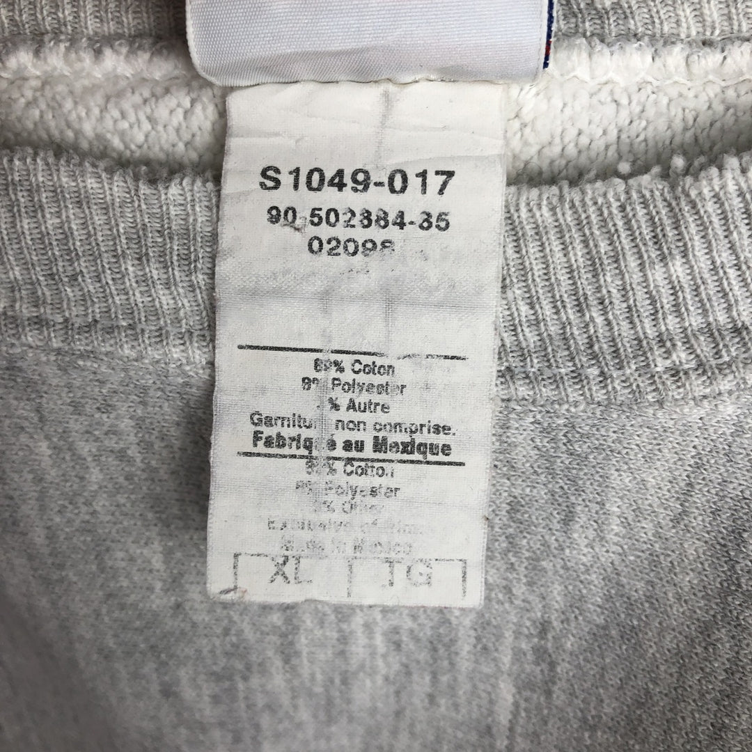 90'S Champion Reverse Weave Sweatshirt, Men's XL, Vintage cotton gray type Vintage Second Hand