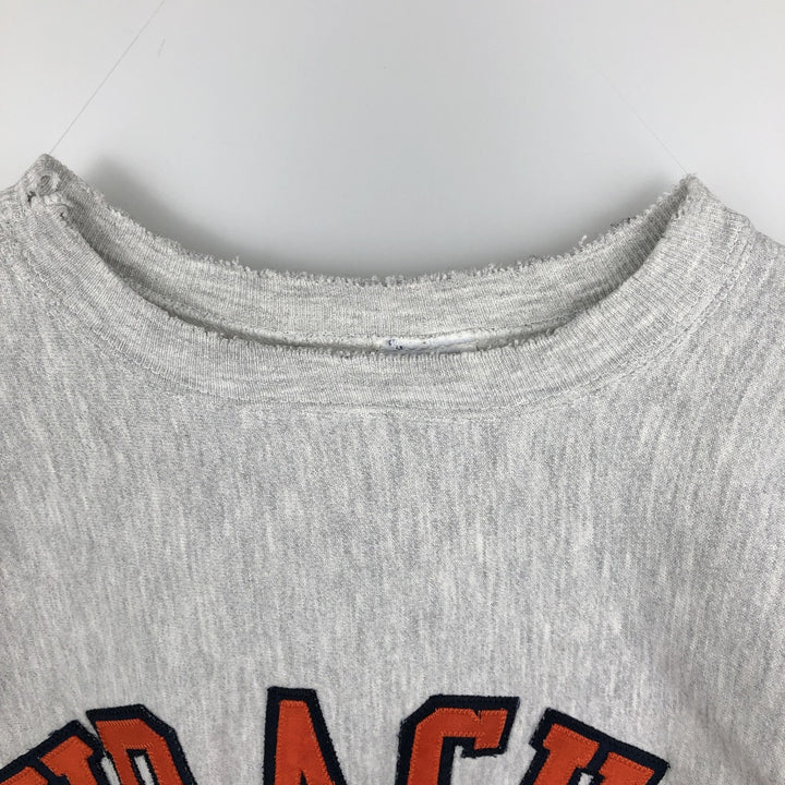 90'S Champion Reverse Weave Sweatshirt, Men's XL, Vintage cotton gray type Vintage Second Hand