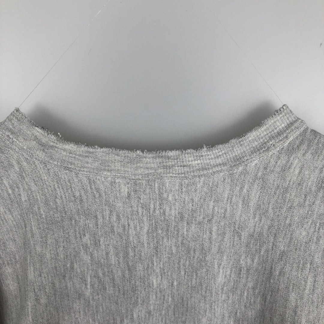 90'S Champion Reverse Weave Sweatshirt, Men's XL, Vintage cotton gray type Vintage Second Hand