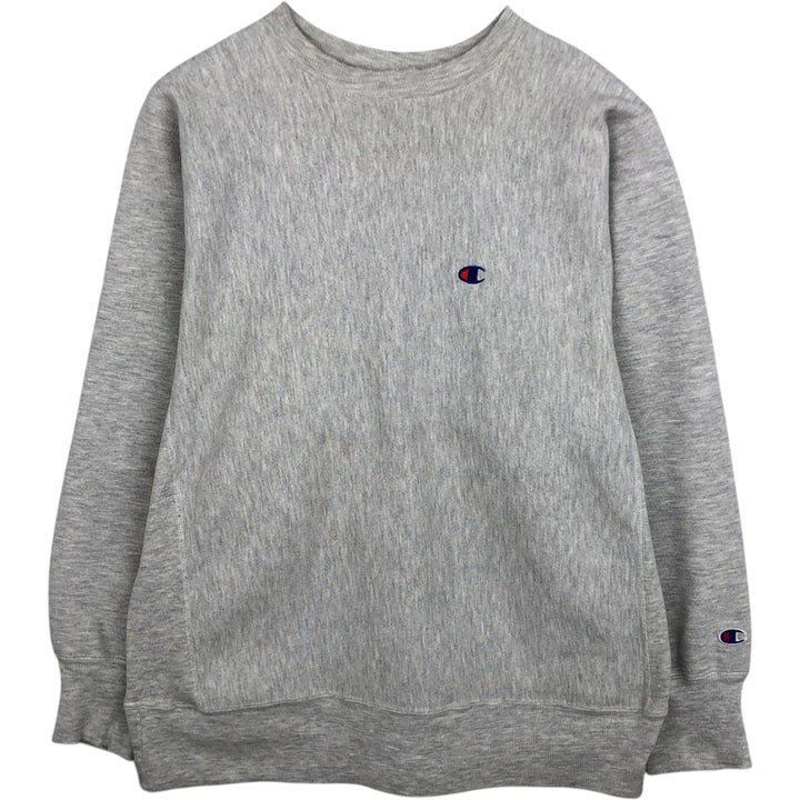 Champion REVERSE WEAVE Reverse Weave One Point Logo Sweatshirt Trainer Men's L size cotton gray type Vintage Second Hand