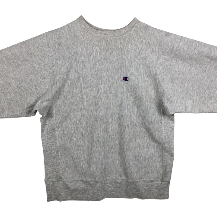 Champion REVERSE WEAVE Reverse Weave One Point Logo Sweatshirt Trainer Men's L size cotton gray type Vintage Second Hand