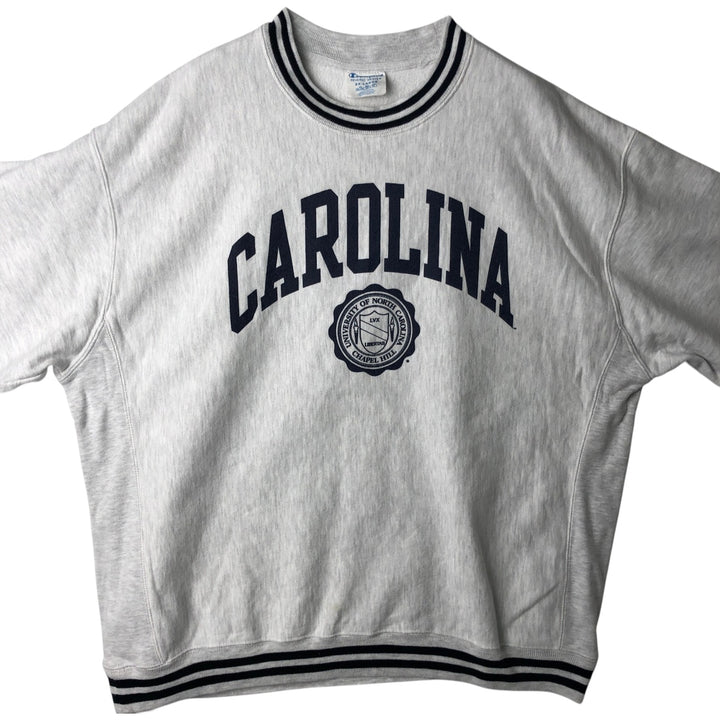 Champion Reverse Weave University of North Carolina College Sweatshirt (Men's XXL equivalent) unclear gray type Vintage Second Hand