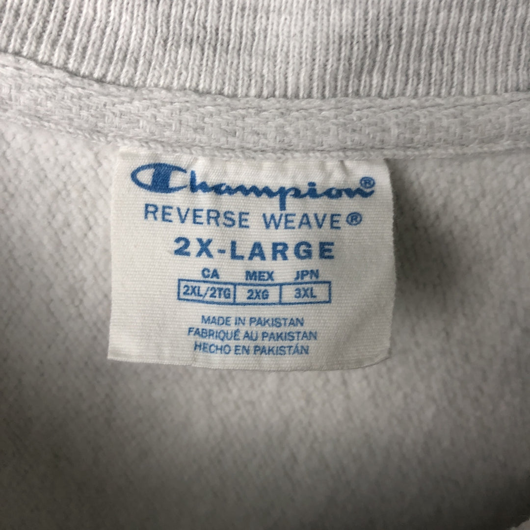 Champion Reverse Weave University of North Carolina College Sweatshirt (Men's XXL equivalent) unclear gray type Vintage Second Hand