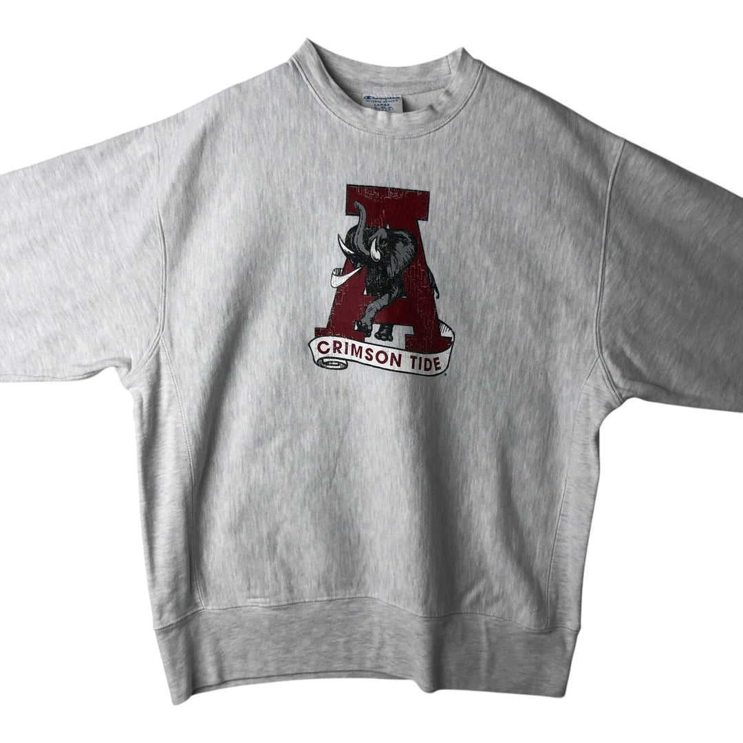 Champion Reverse Weave College Character Sweatshirt, Men's Size L unclear gray type Vintage Second Hand