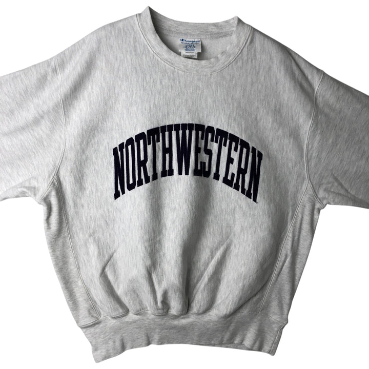 Champion REVERSE WEAVE Reverse Weave College Sweatshirt Trainer Men's L size cotton gray type Vintage Second Hand