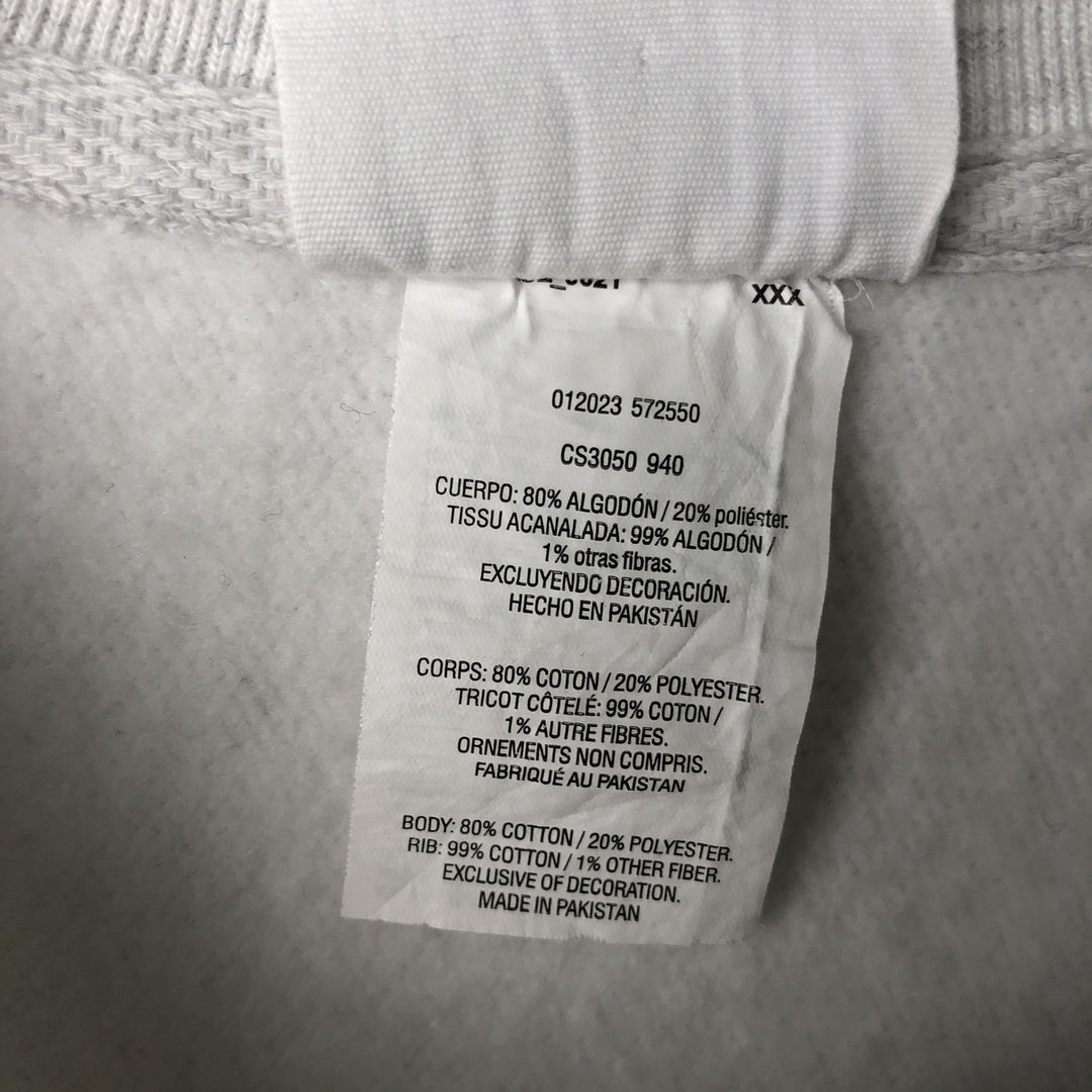 Champion REVERSE WEAVE Reverse Weave College Sweatshirt Trainer Men's L size cotton gray type Vintage Second Hand